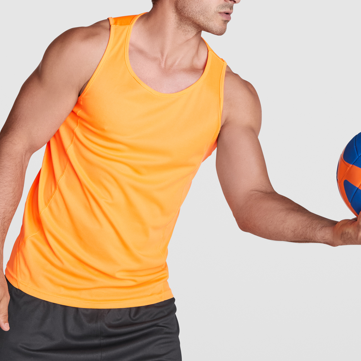 T-shirts  desportivas de alças personalizadas